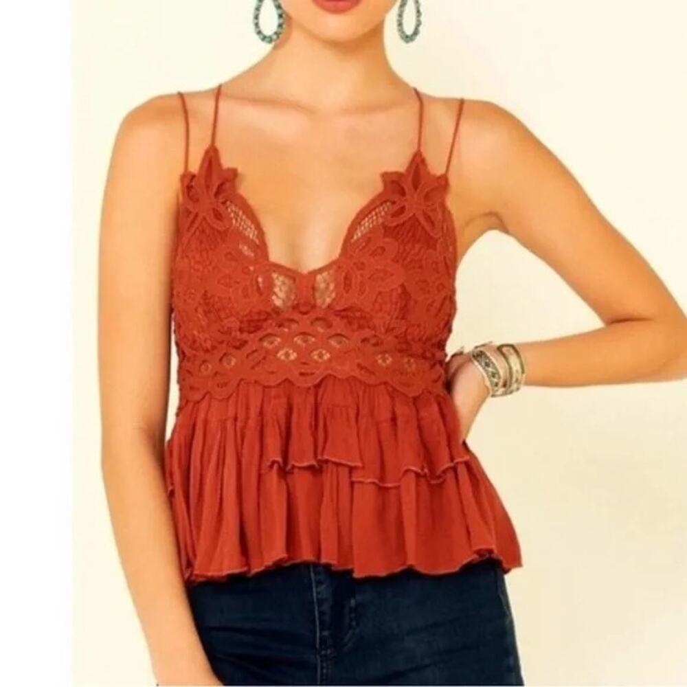 NWT Free People Adella Cami in Winding Roads